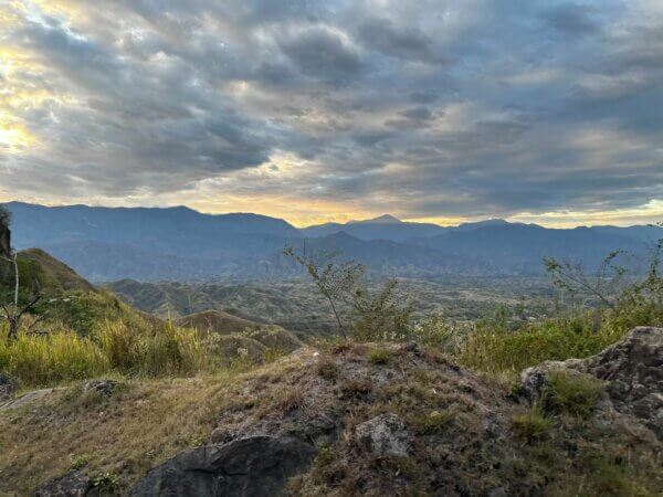 Clouds over Nariño harvest in El Tablon